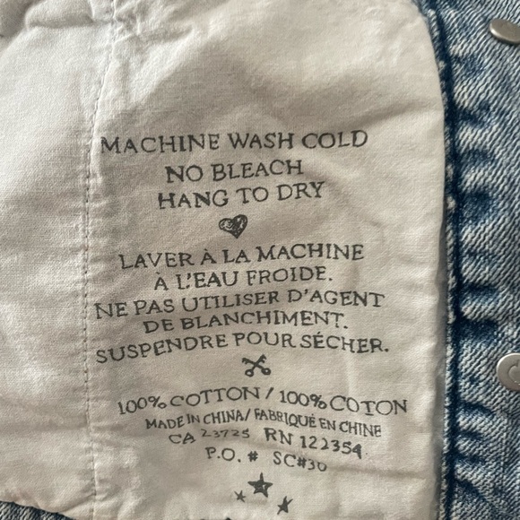 Talula Denim faux leather jacket - Picture 4 of 4